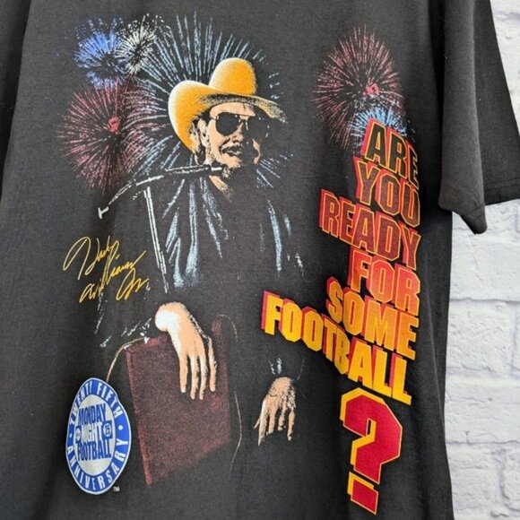 Vintage America's Sport Team Hank Williams Jr Monday Night Football T-Shirt L - Picture 2 of 4